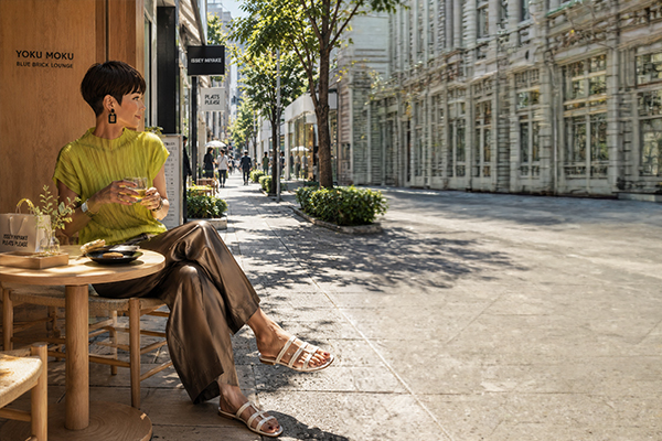 Stradine eleganti di Aoyama a Tokyo tra boutique di design e caffè nascosti