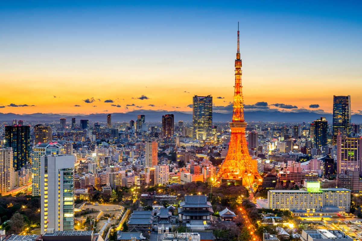 Tokyo durante il viaggio in Giappone