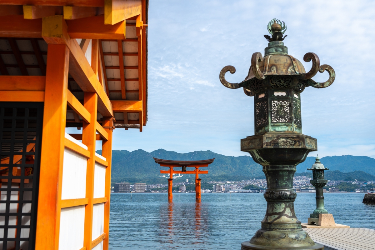 Torii del Santuario di Itsukushima a Miyajima