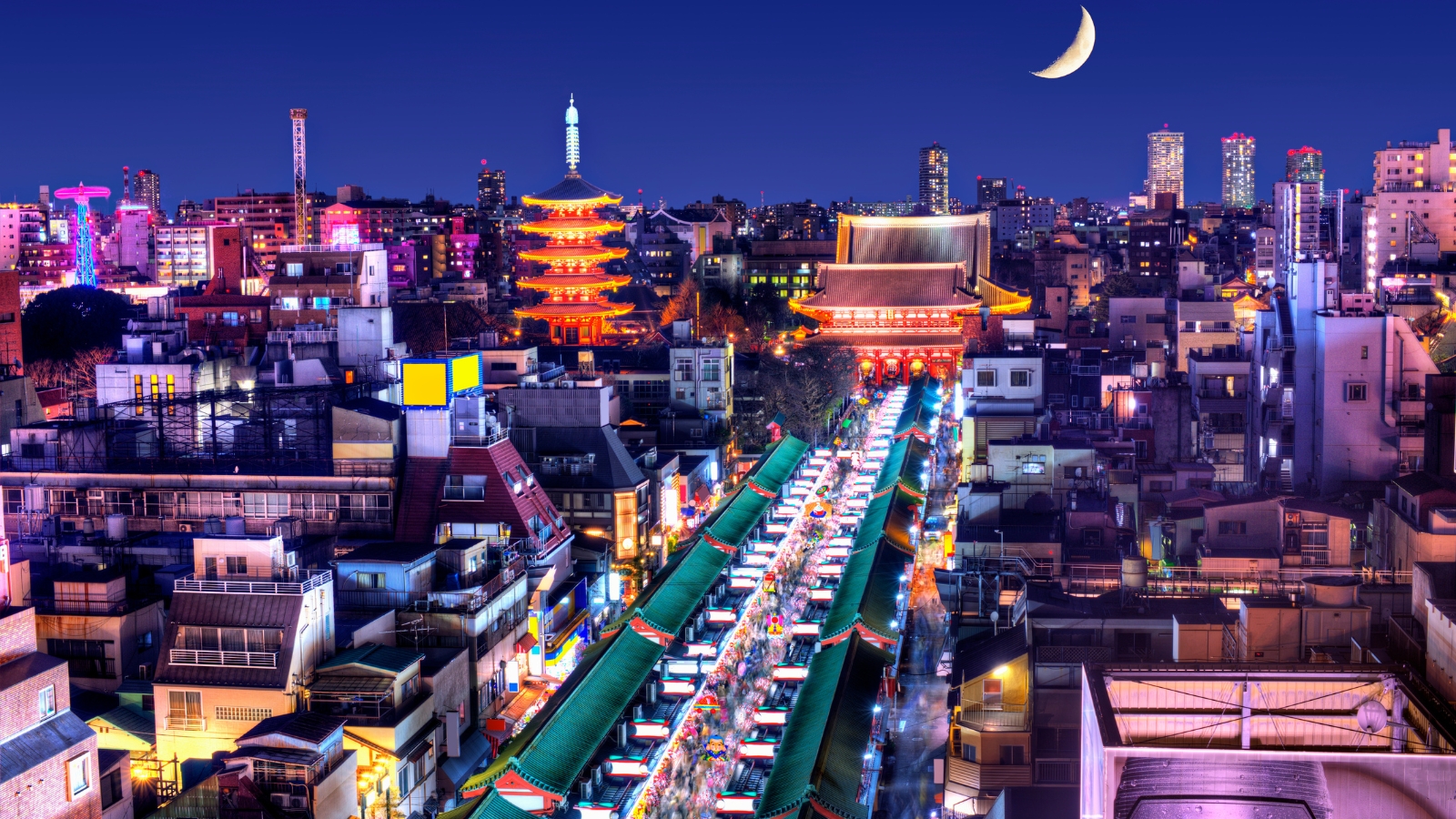 Tokyo: Shibuya, Asakusa e skyline